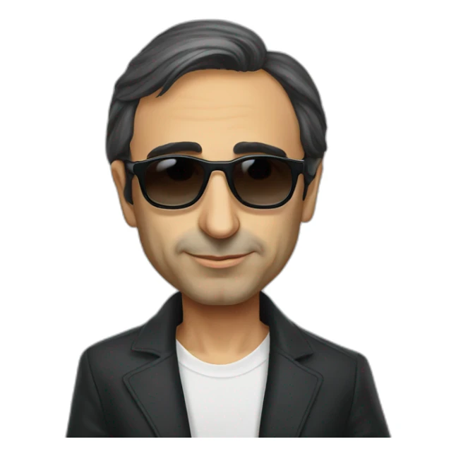 Éric Zemmour with sunglasses sticker
