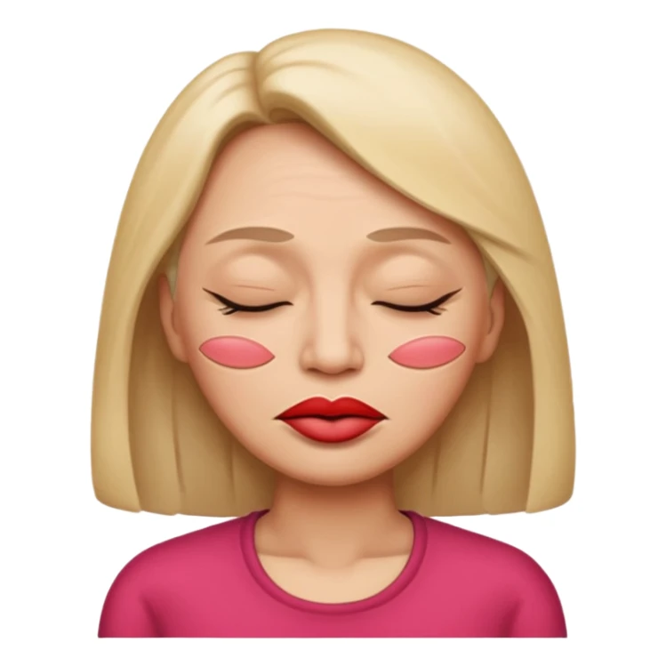 ishowspeed my mom kinda homeless emoji lips closed and eyes closed sticker