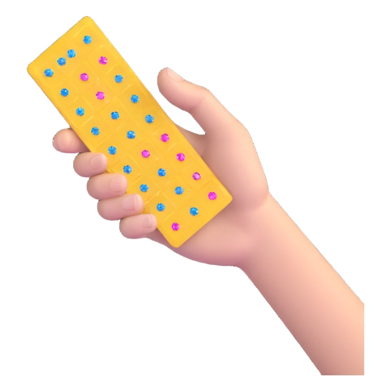 hand holding a scratcher ticket with sparkles, inspired by TheADDScratcher sticker