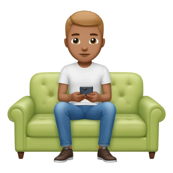 no TV, and make the couch a light green color sticker