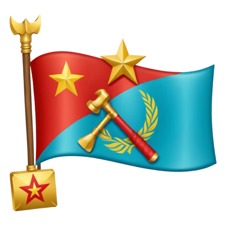 Kazakhstan ussr flag the flag? sticker