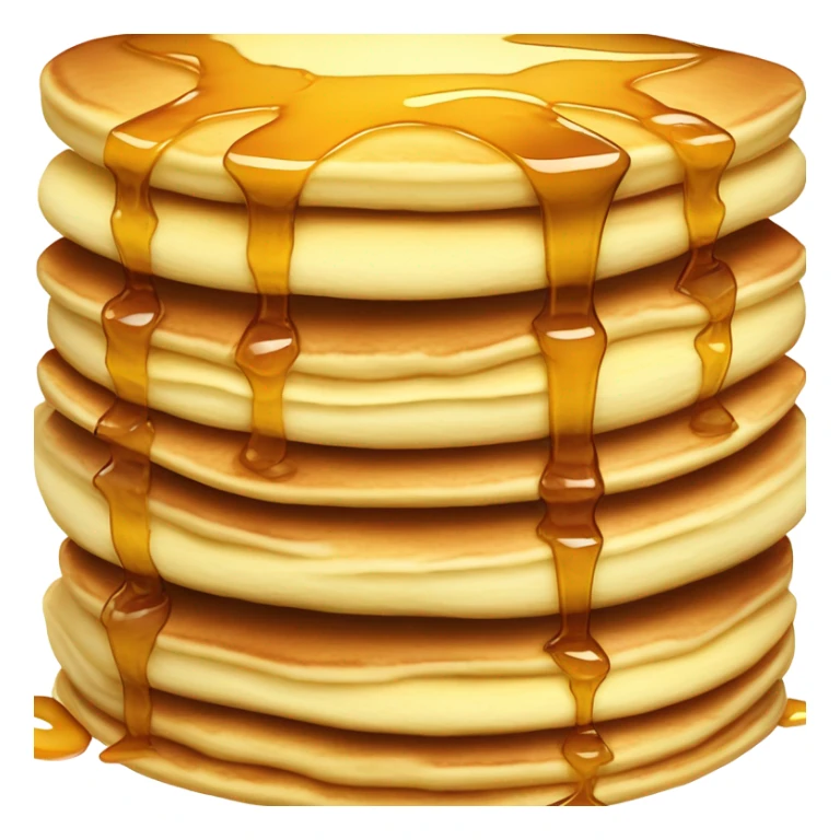 seven layers of pancake with the liquid honey on top sticker