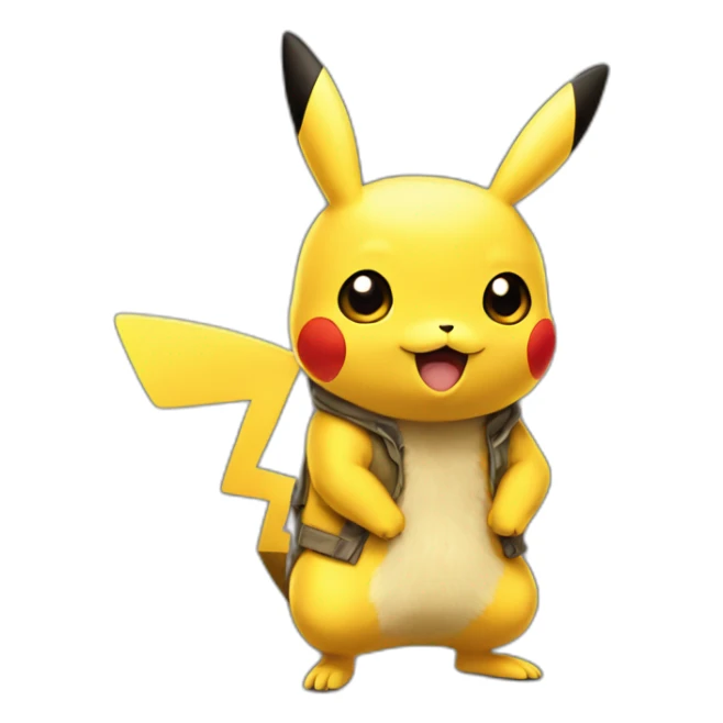 bugging pikachu sticker
