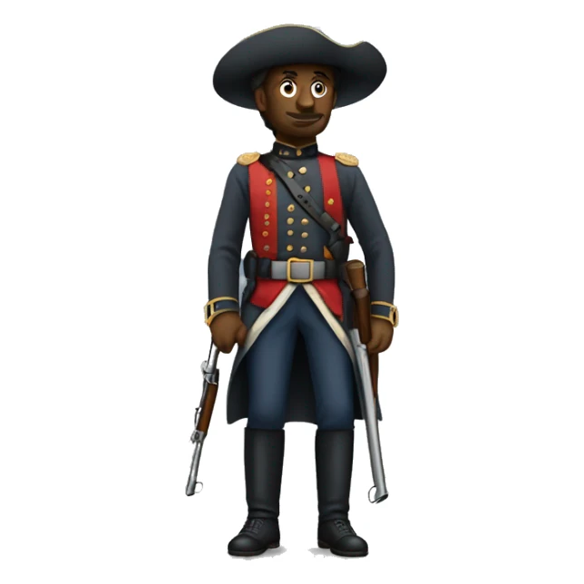 full length american civil war soldier sticker