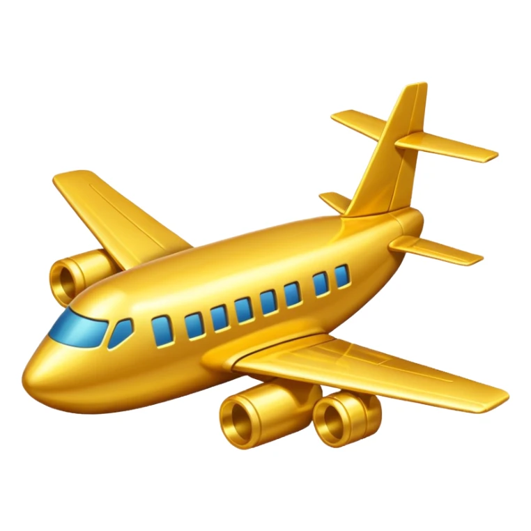 Plane gold block like in Minecraft smooth with out any face texture  sticker