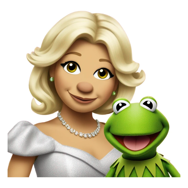 Miss Piggy & Kermit the Frog sticker