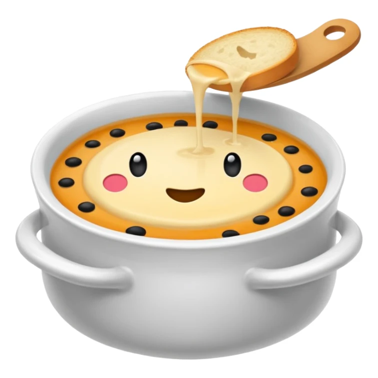Hazme un pan de sopa l pero que la sopa esté adentro de el pan que sea como un cuenco sticker