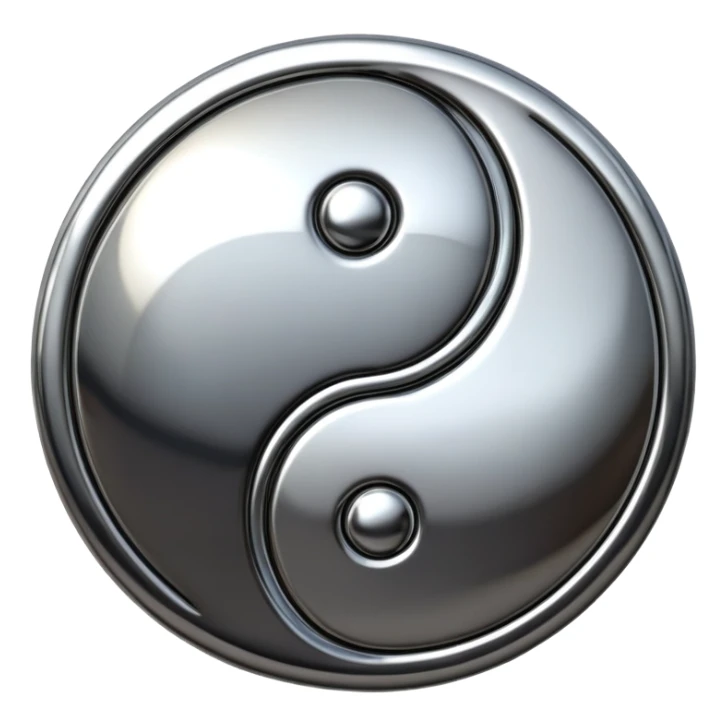 sorayama Yin and yang sticker