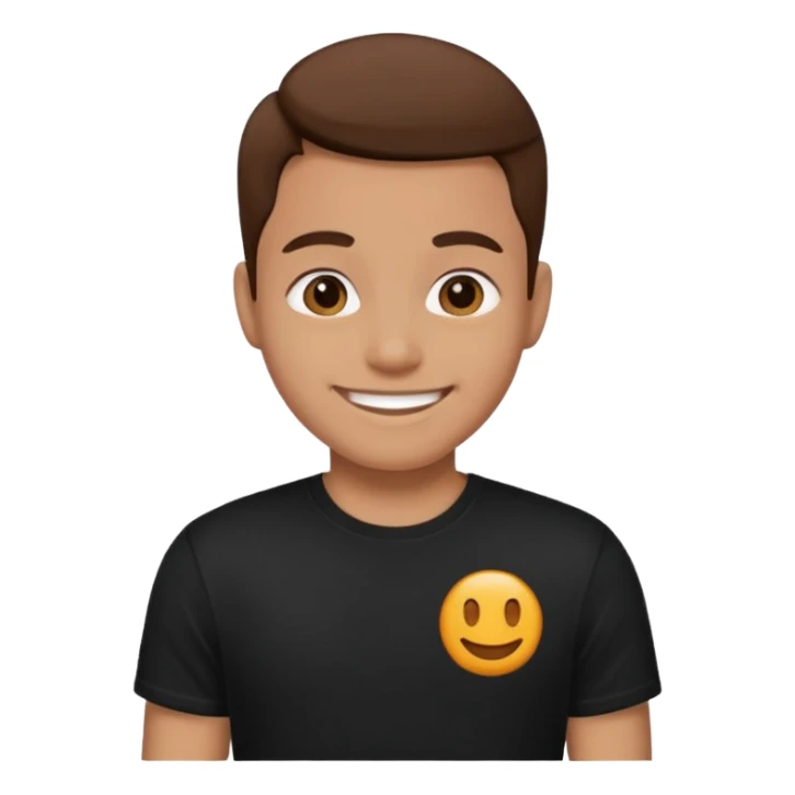 ⁶🤷🏾‍♂️⁷ change color of the shirt to black  sticker