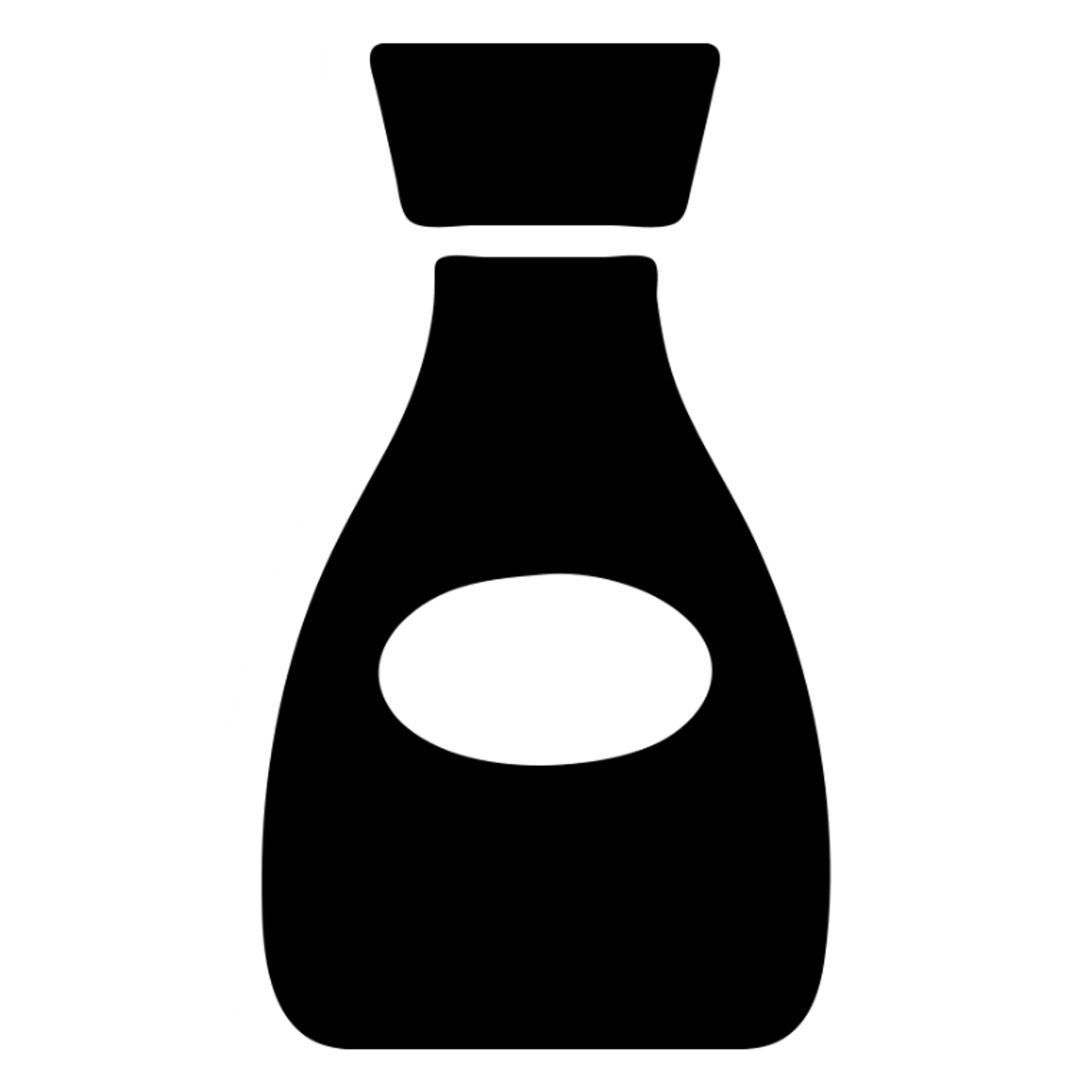 soy sauce bottle, icon sticker