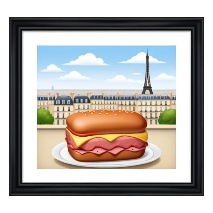 SPAM MEAT PARIS art gallery landscape  sticker