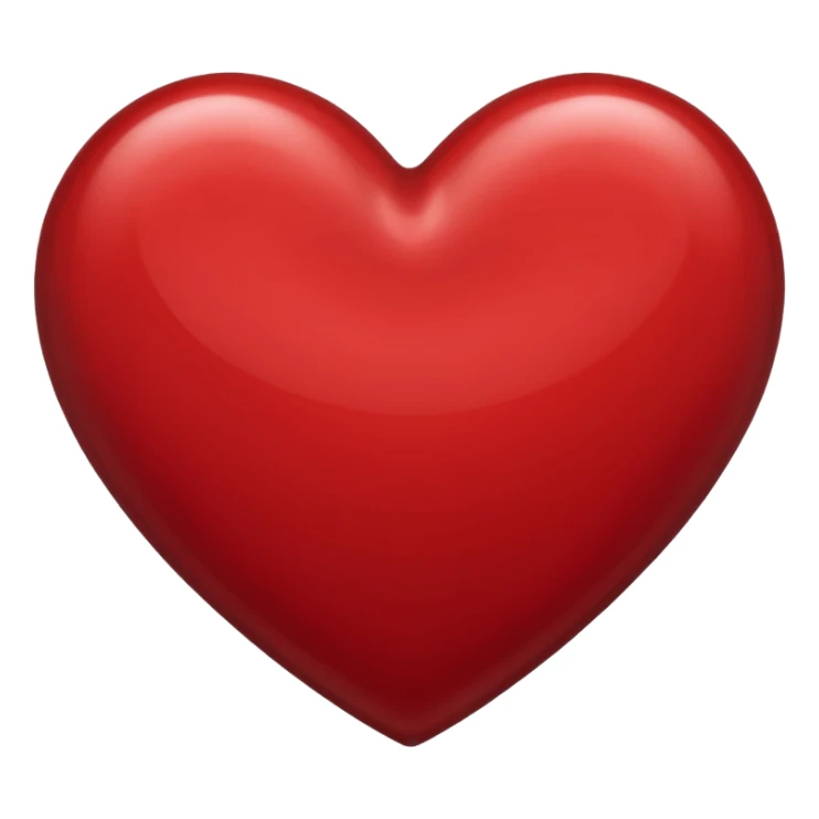 dark red heart sticker