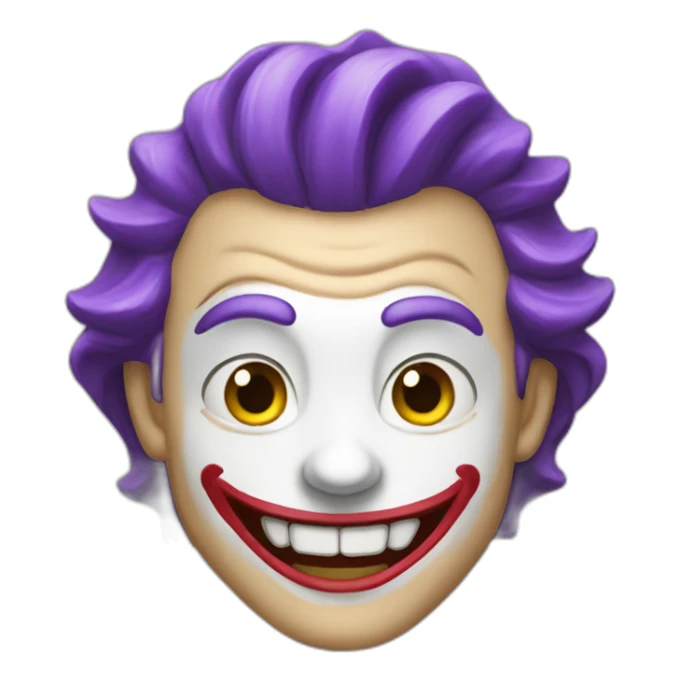 happy joker sticker