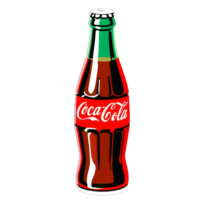 vintage Coca Cola advertisement from the 1950s sticker