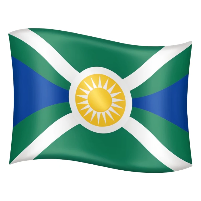 Faça uma bandeira do estado de Rondônia  sticker