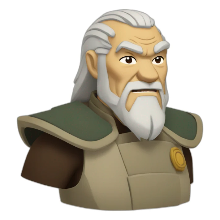 Iroh from legend of korra sticker