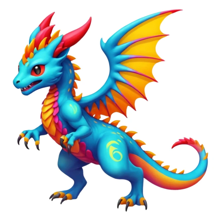 Jirach-Fakémon-hybrid-creature (full body)  sticker