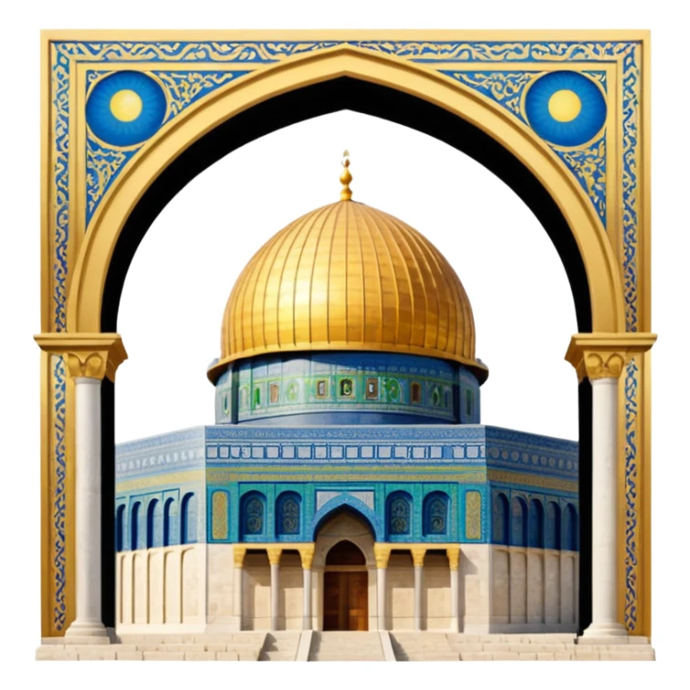 Dome of the rock, Palestine sticker