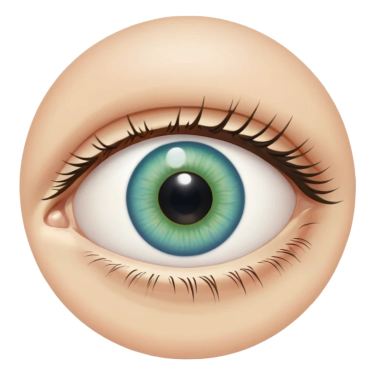 Blue and green eye with central heterochromia  sticker