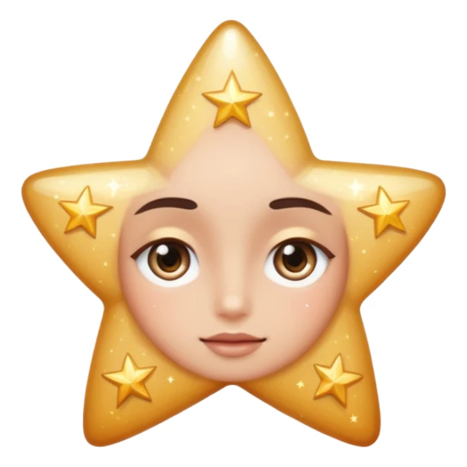 As me a un gasto con los ojos de estrella sticker