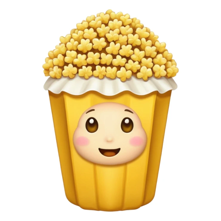 pregnant popcorn sticker