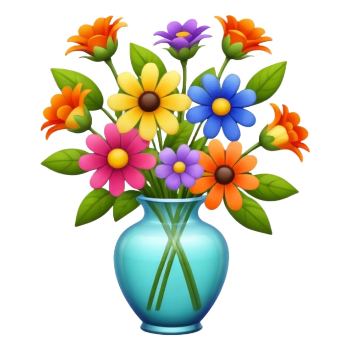 An arrangement of flowers that is usually given as a present sticker