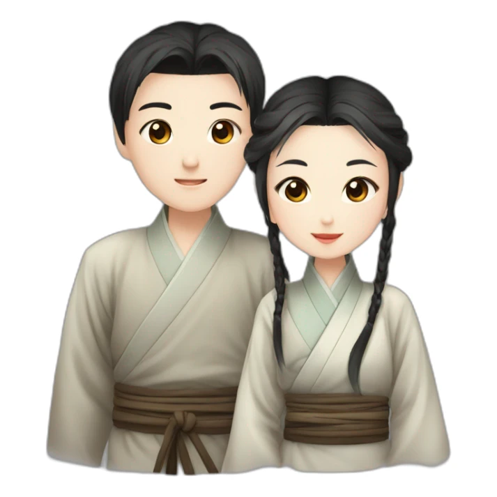 wei wuxian boy couple - mo dao zu shi sticker