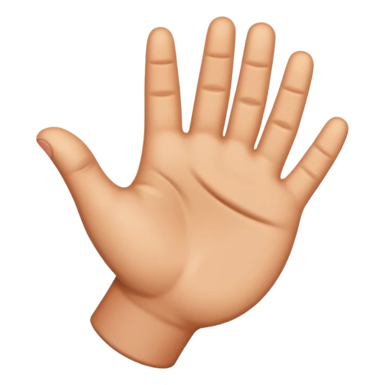 Mirror of this emoji👌. Left hand ok emoji sticker