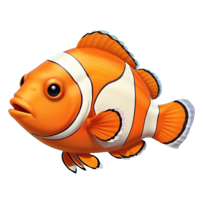 Clown fish in coral in the aquarium sticker