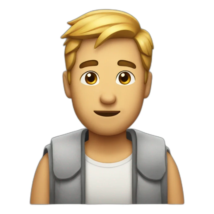 the man who doesn't know shrugs his shoulders sticker