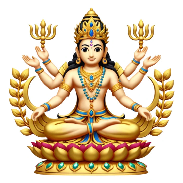 combined form of Bhagwan Vishnu 10 avatars. sticker