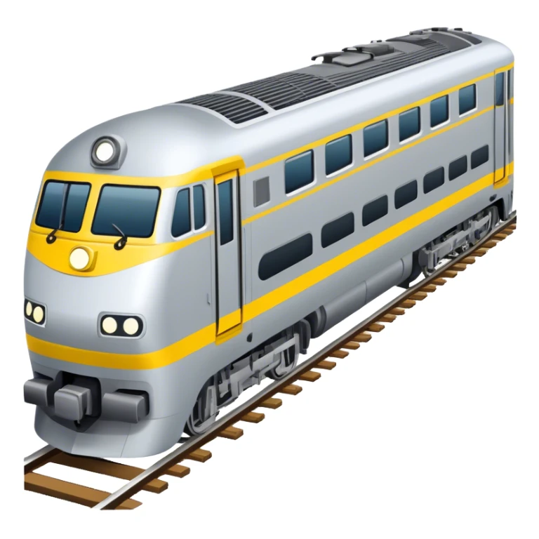 Australian passenger train (Iconic colour: Silver and yellow) sticker