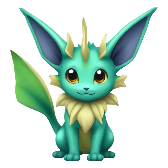 Vaporeon-Leafeon full body sticker