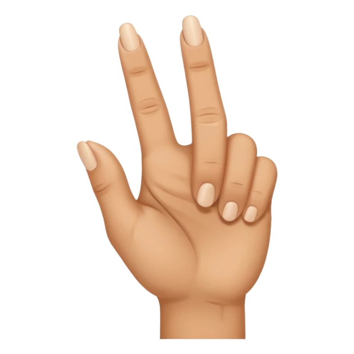 Its a meme in indai that is a hand gesture which middle finger is faced front and all finger is faced upward sticker
