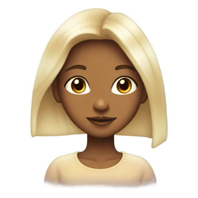 tan girl, aura, iridescent, mystical, shiny, holographic  sticker