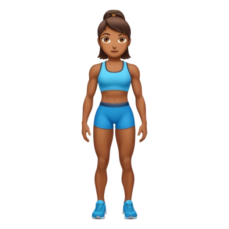 macho girl, full body sticker