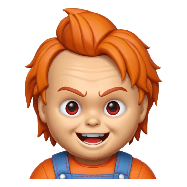 Un emojin de chuky sticker