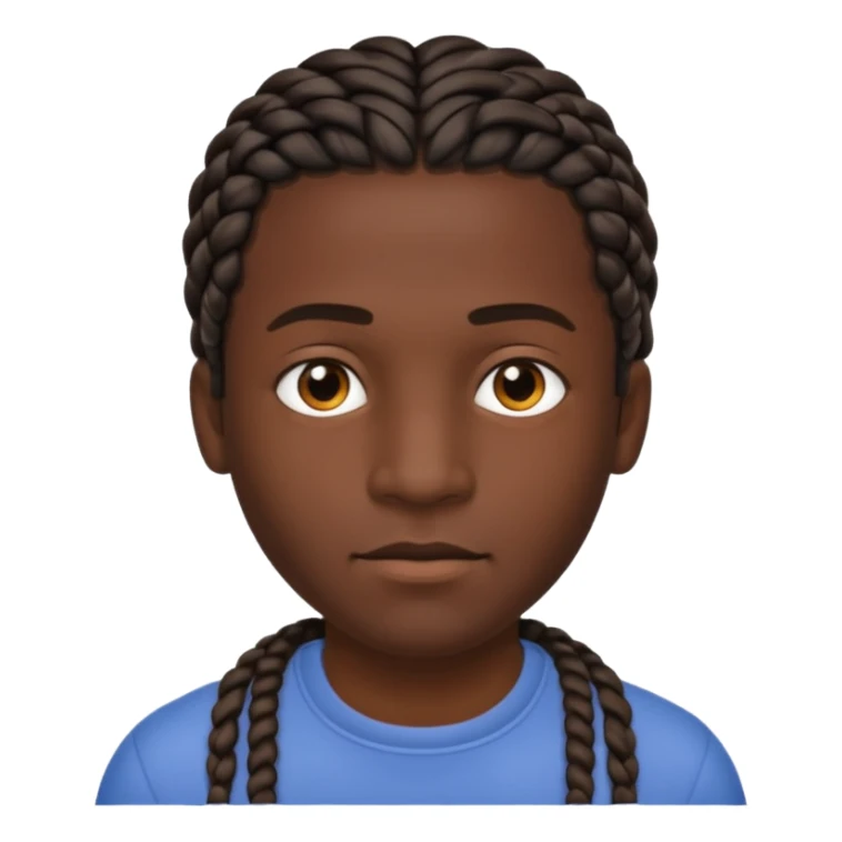 👦🏽 punle trenzas cortas de hombres pero que sea moreno  sticker