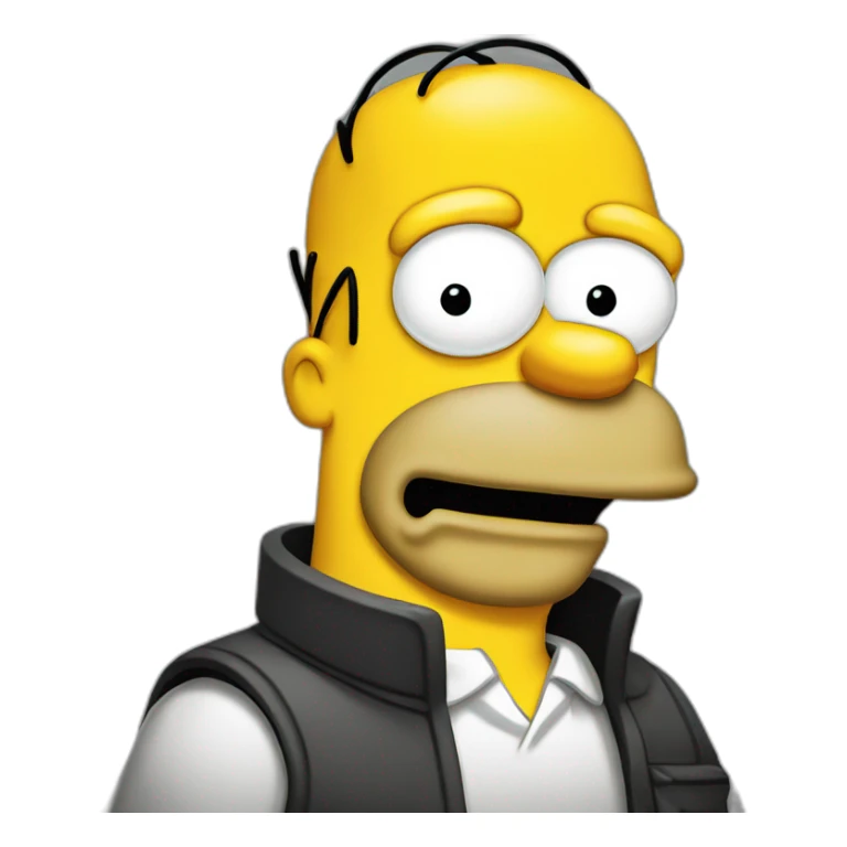 homer simpson sticker