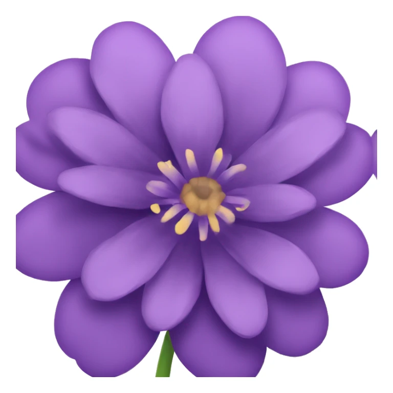 purple flower sticker