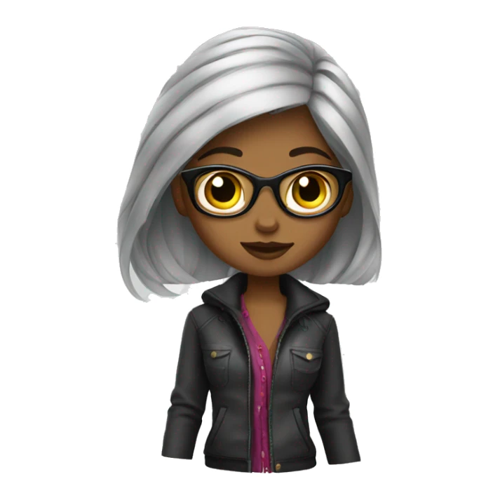 Fashion designer girl sticker