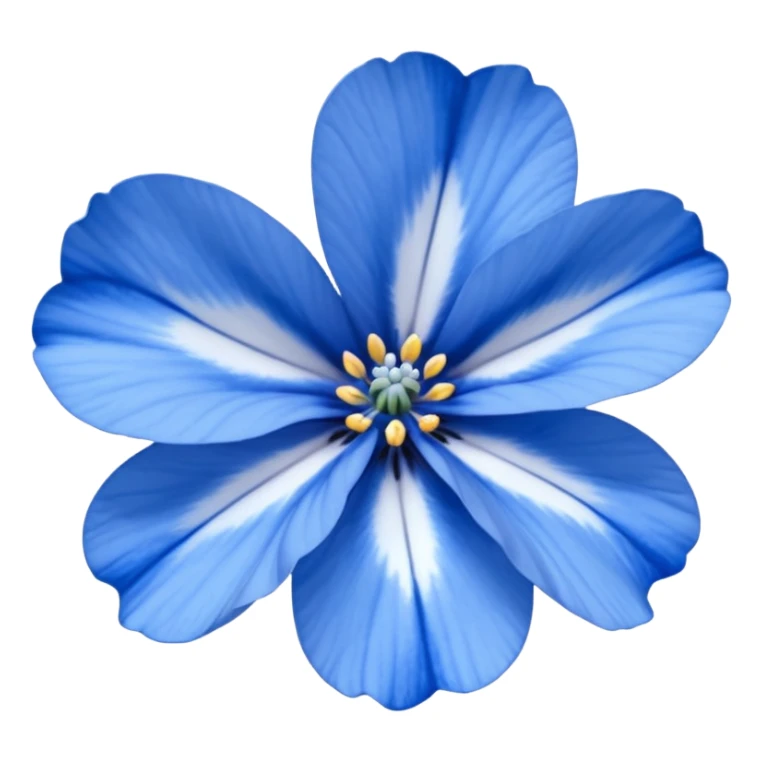 nemophila blue flower emoji sticker