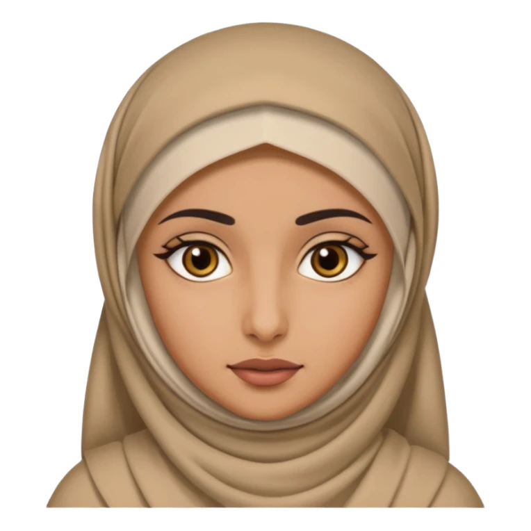 arab GIRL with niquab sticker