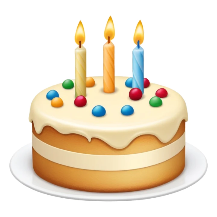 Um bolo de aniversário com o nome "Dinis"  sticker