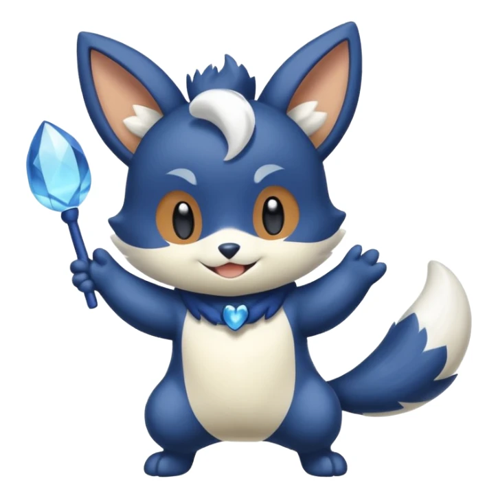 Meowstic-Buneary-Buizel-fusion sticker