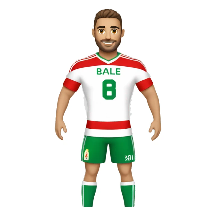 Gareth Bâle avec le maillot de l’Algérie  sticker