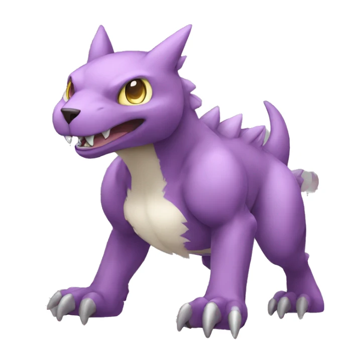 Kawaii cool Digimon-Fakemon-animal full body sticker