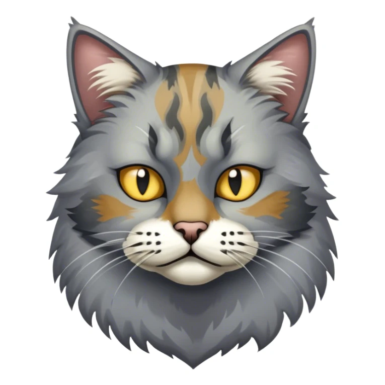 Scrappy street cat, tough and battle-worn sticker