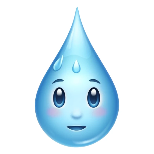 A drop of water  sticker