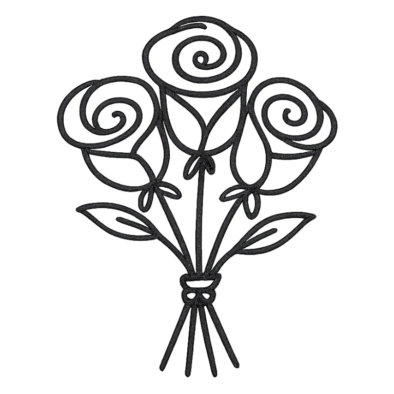 a bouquet of roses sticker